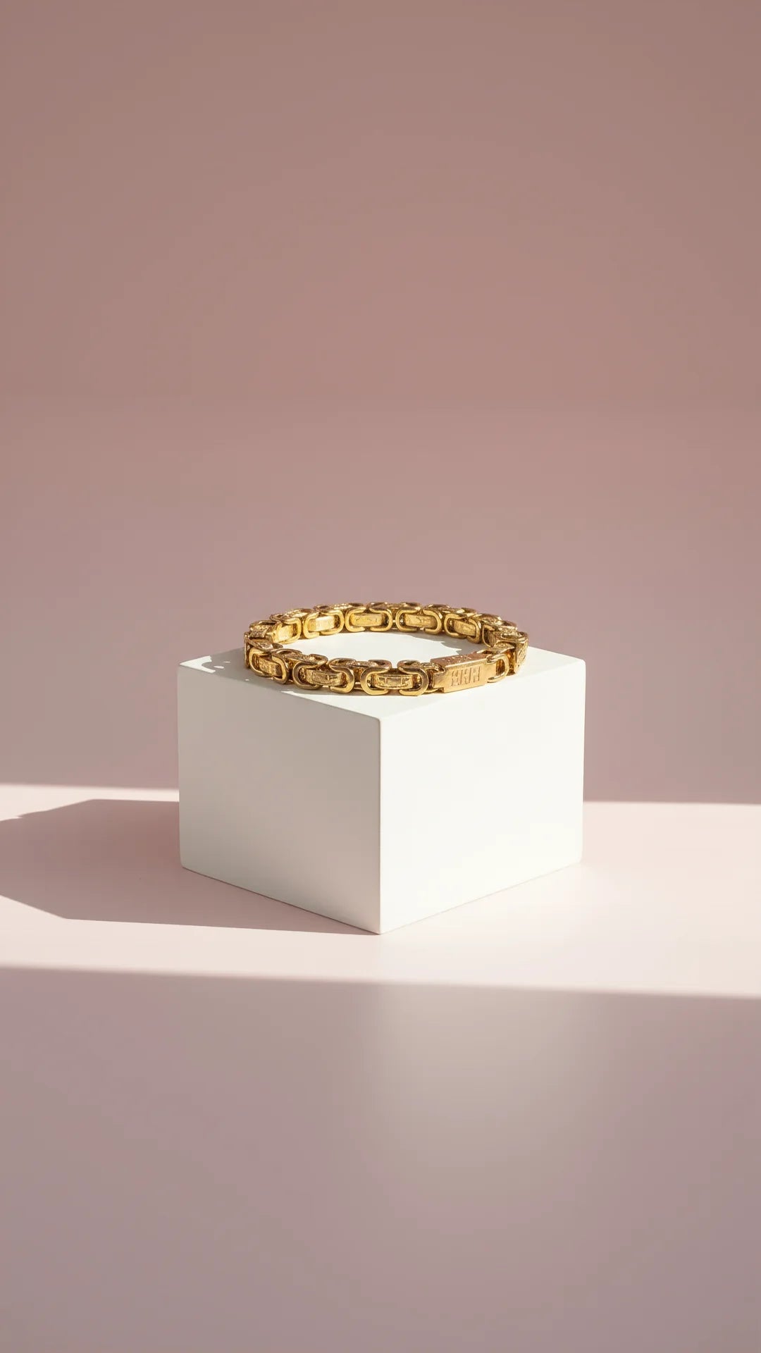 Byzantine Cage Chain Stainless Steel Bracelet