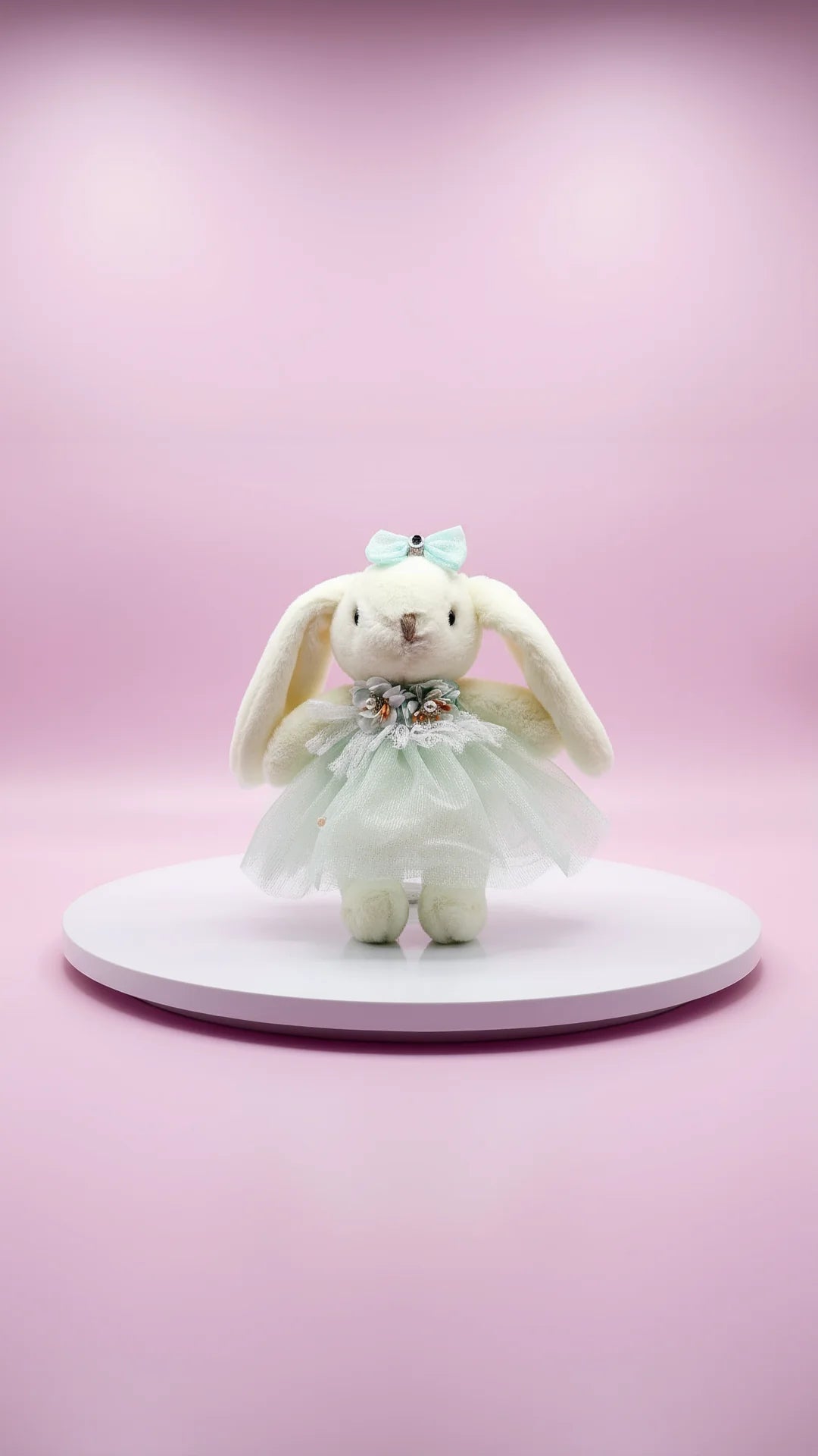 Softie Squad Bunny Rabbit Key Ring & Bag Charm