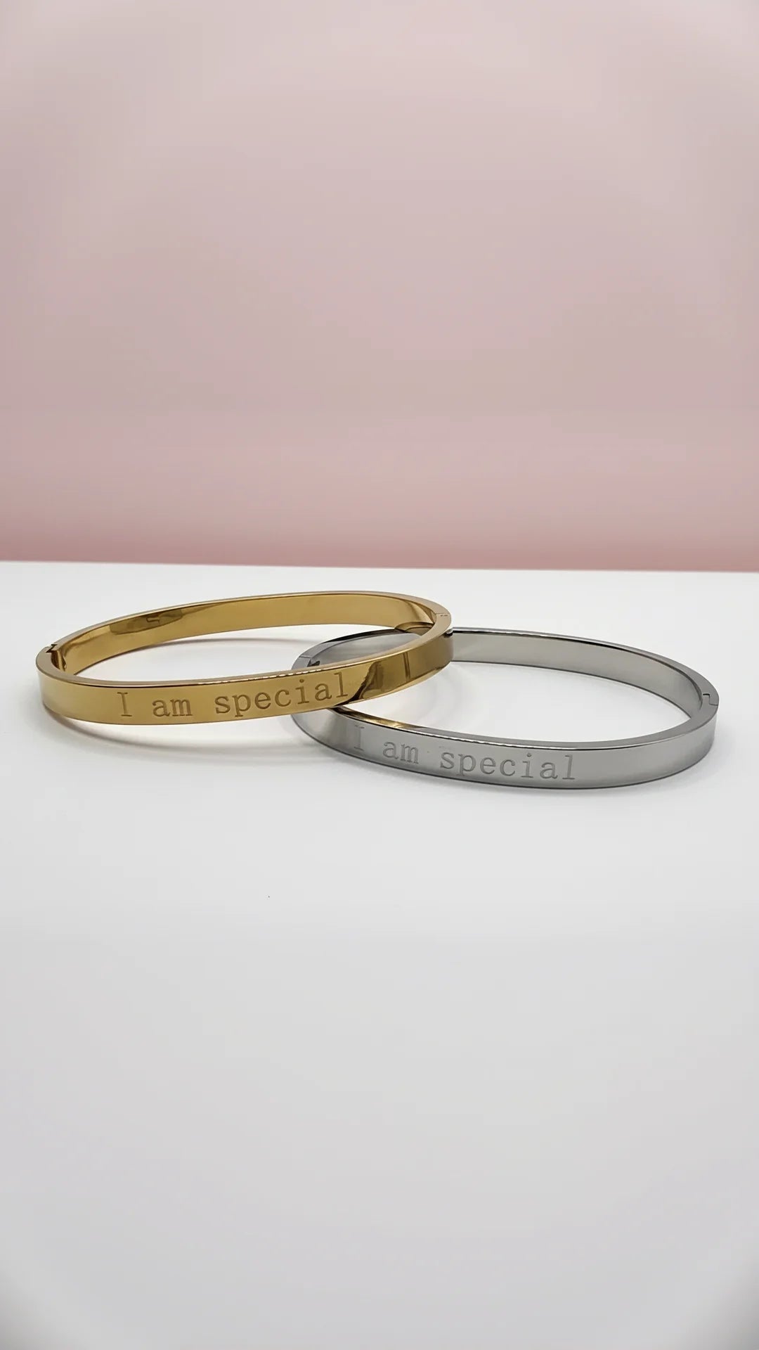 I Am Special Stainless Steel Bangle