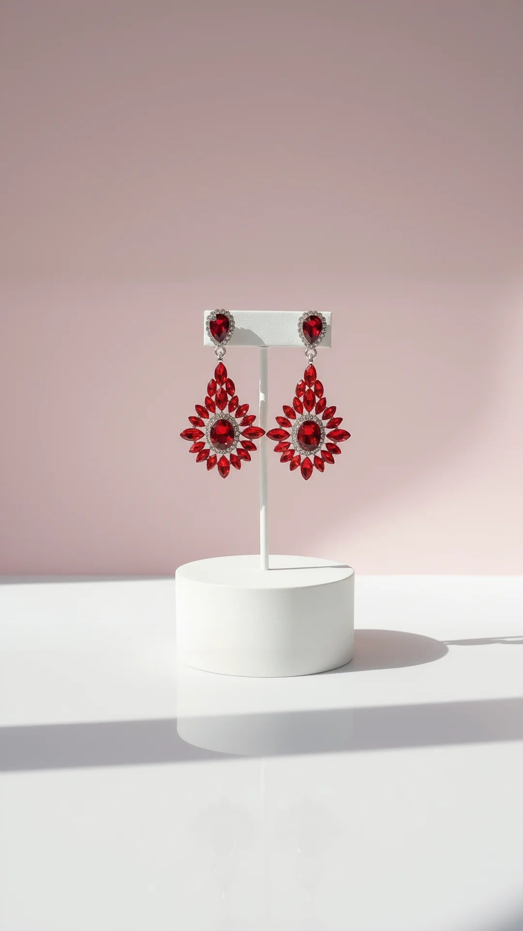 Layered Crystal Drop & Dangle Earrings