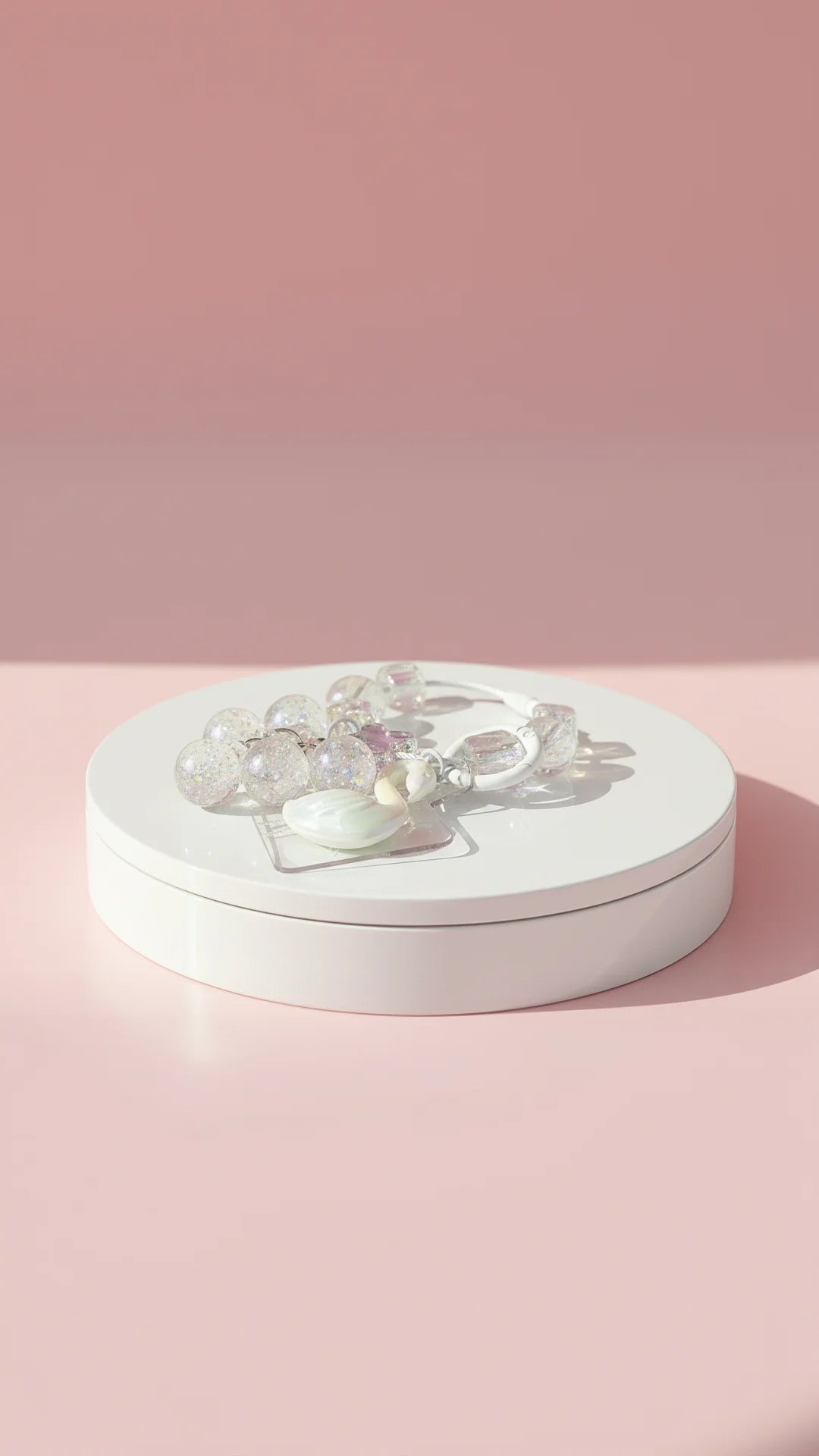 Swan Bubble Keyring, Phone Charm & Bag Accessory