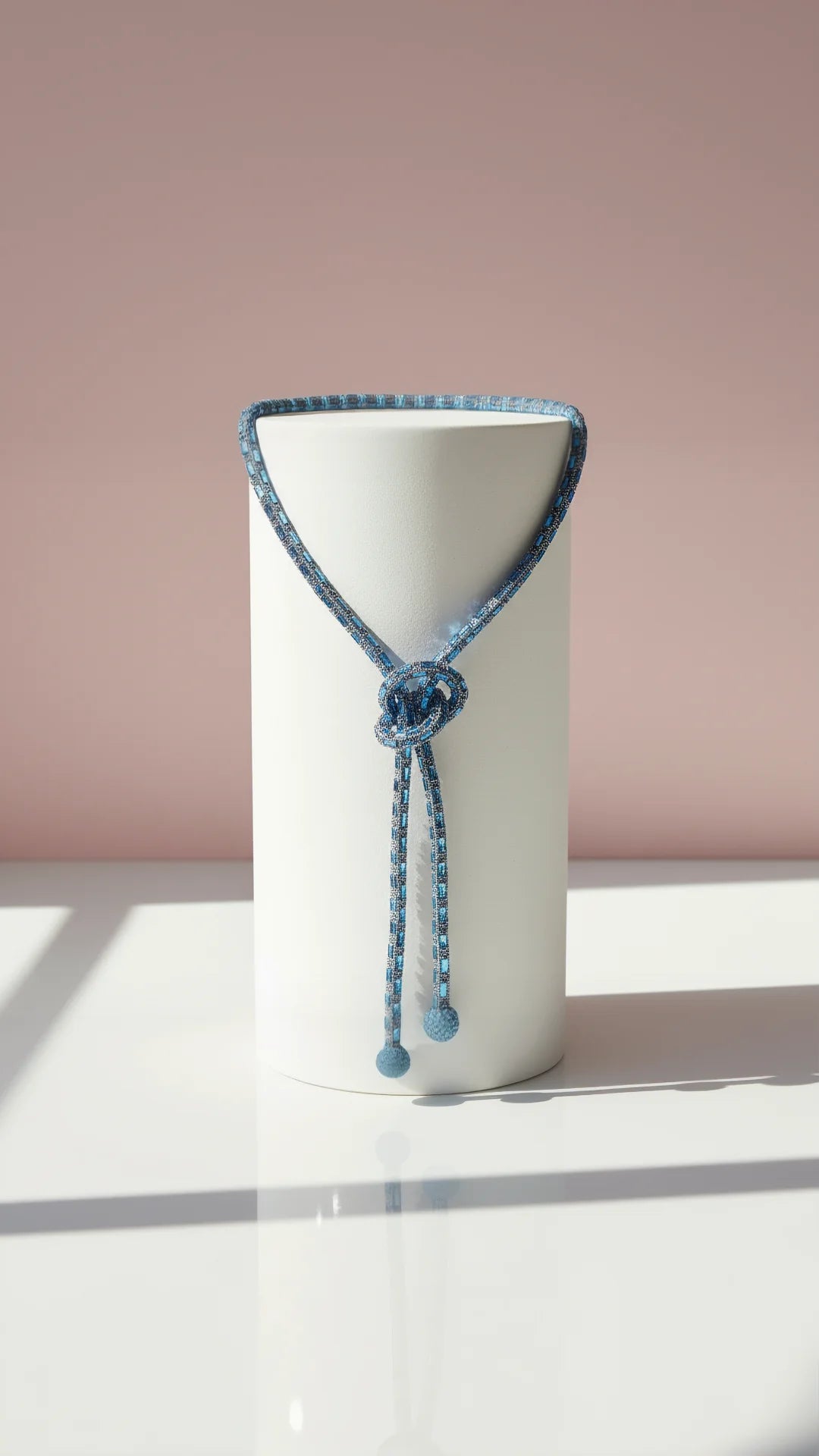 Elixir Collection Knotted Crystal Long Necklace