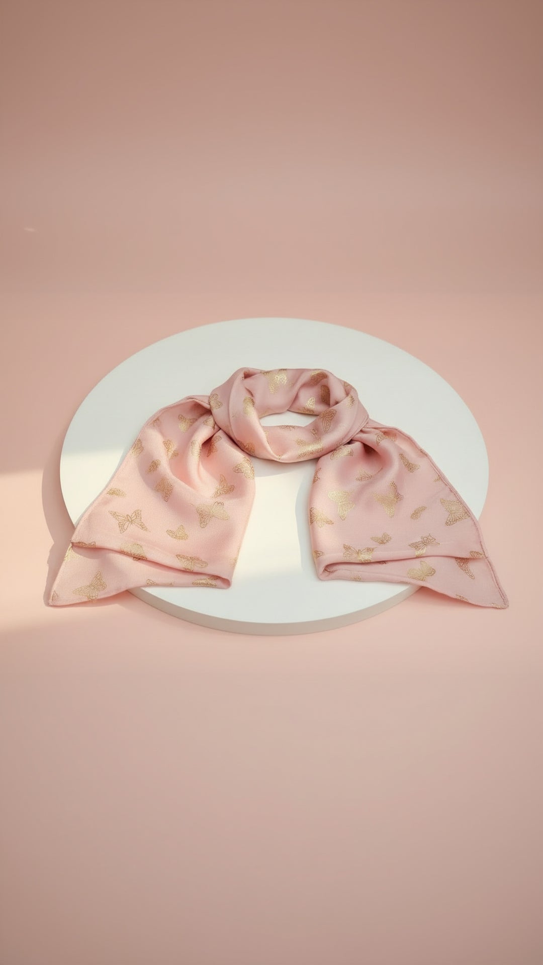 Butterfly Shimmer Gold Foil Scarf Pack of 12