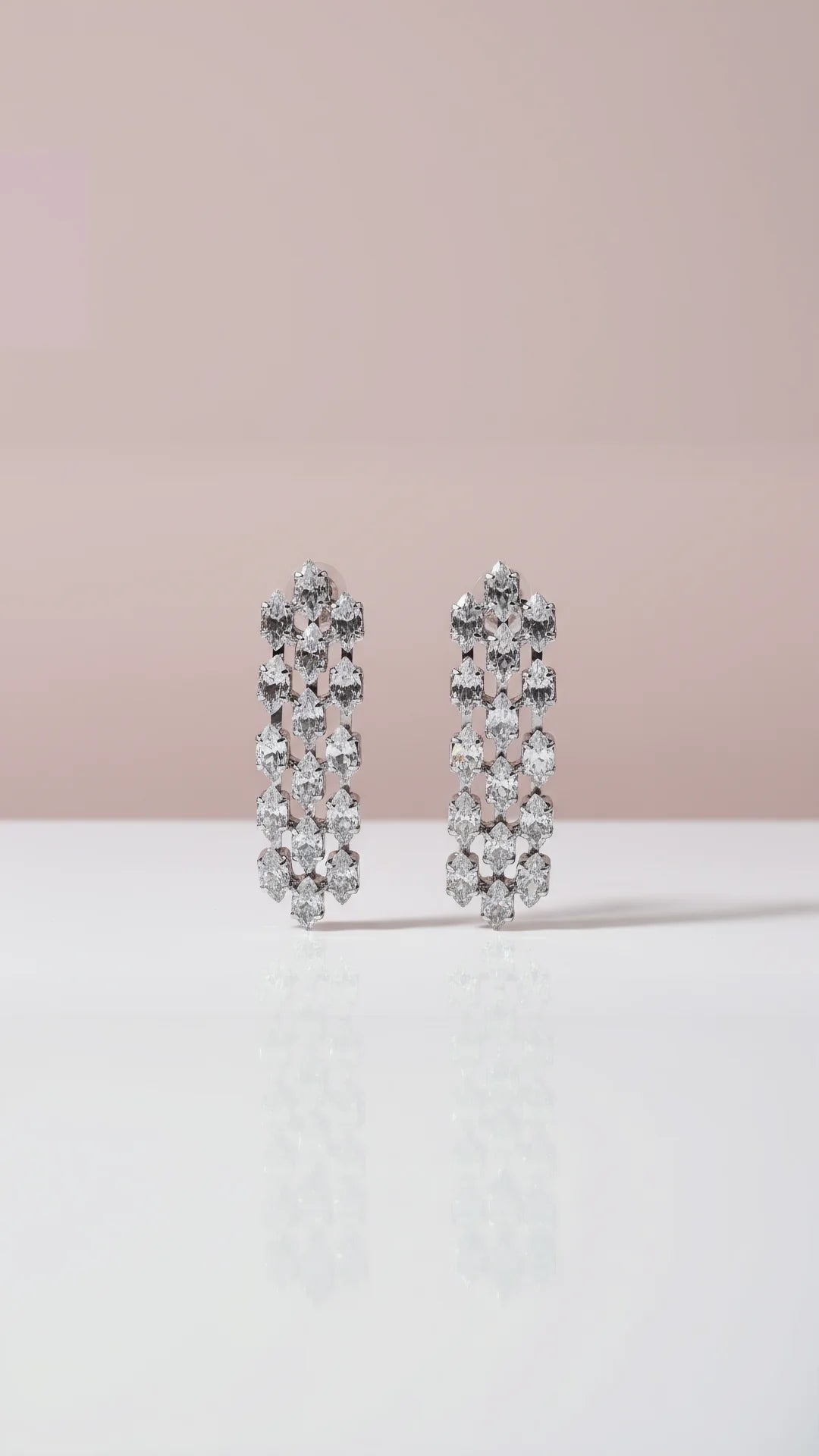 Cluster Drop & Dangle Crystal Earrings