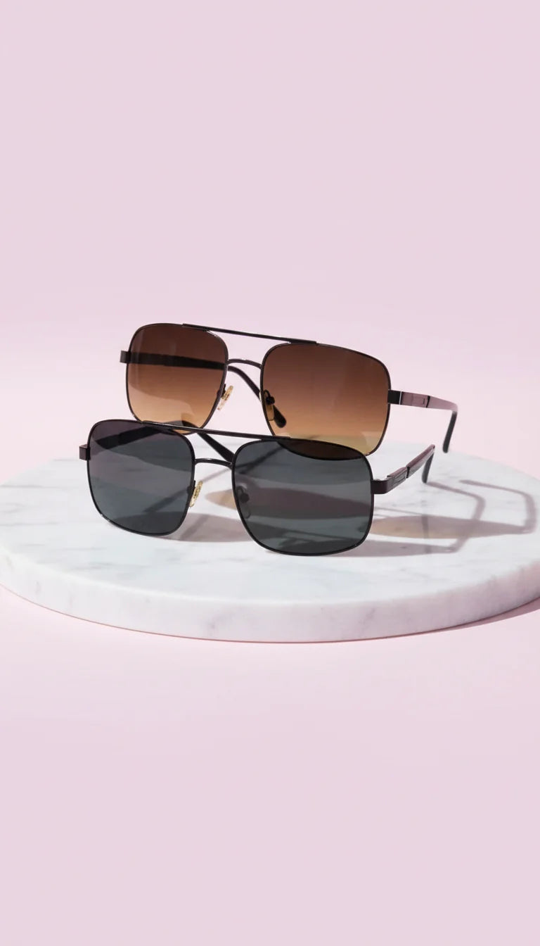 Aviator Retro Sunglasses Box of 12