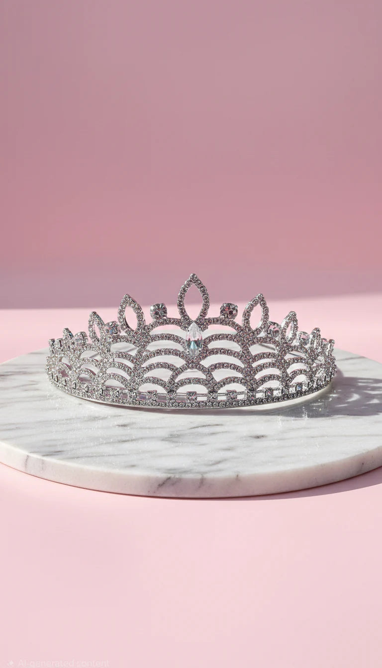 Tiered Crystal Wedding Bridal Tiara Crown