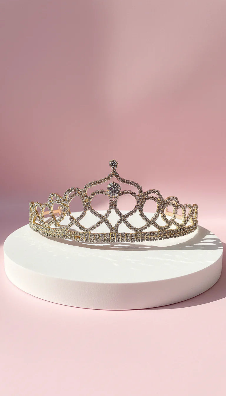 Tiered Crystal Wedding Bridal Tiara Crown