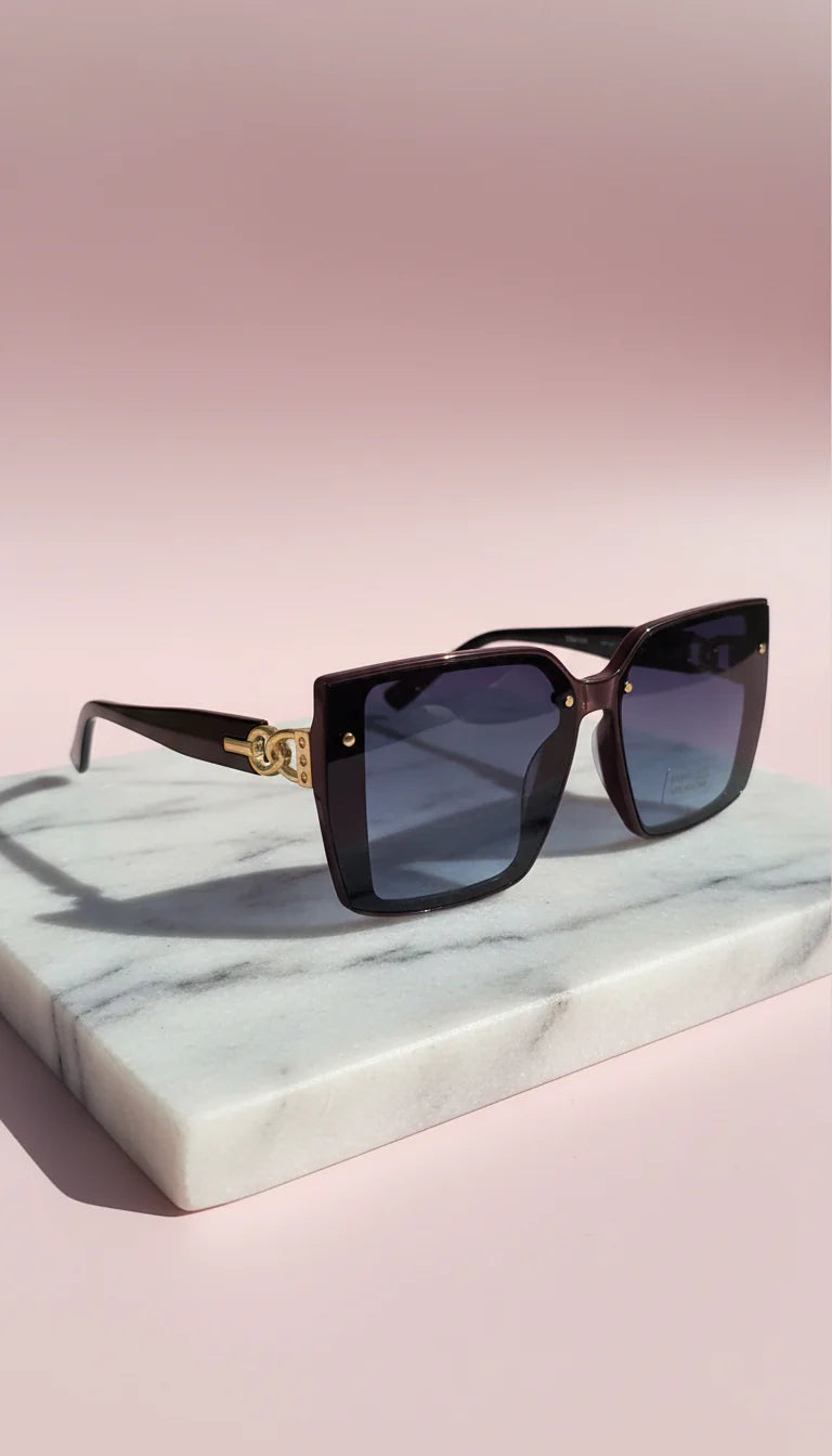 Square Frame Acrylic Sunglasses Box of 12