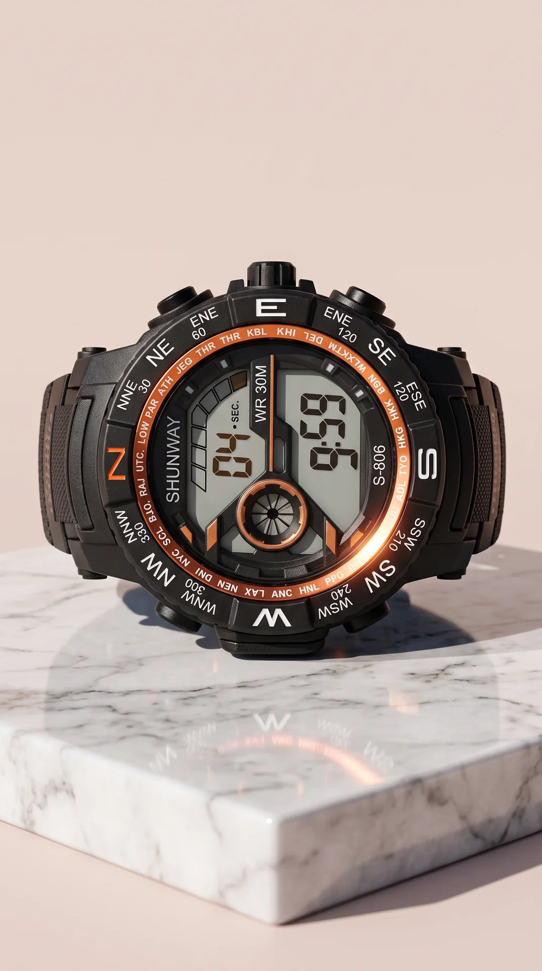 Shunway Digital Sports Watch – Water Resistant Outdoor Watch