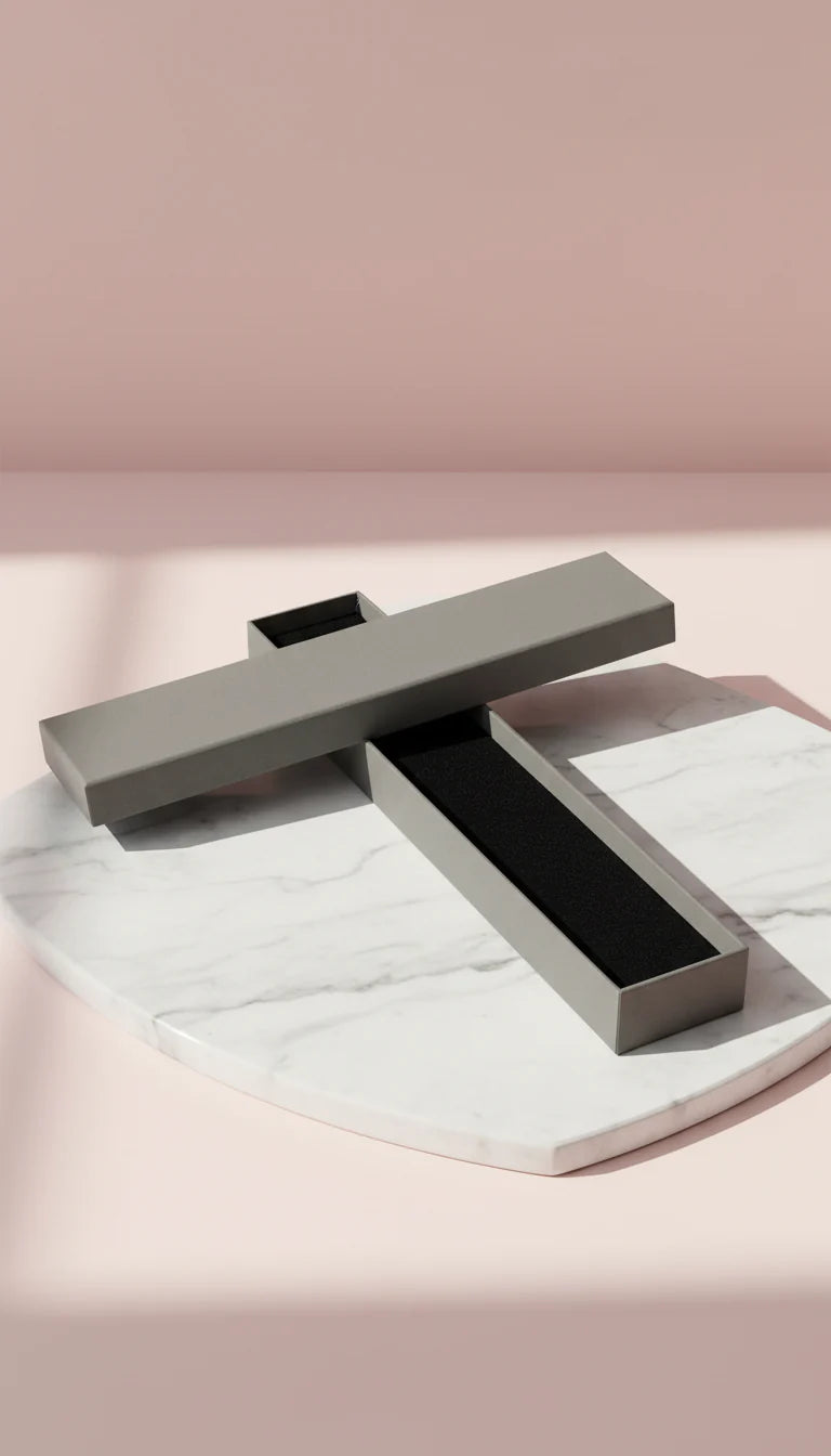 Pack of 12 Three Colour Oblong Bracelet & Necklace Jewellery Gift Box Packaging