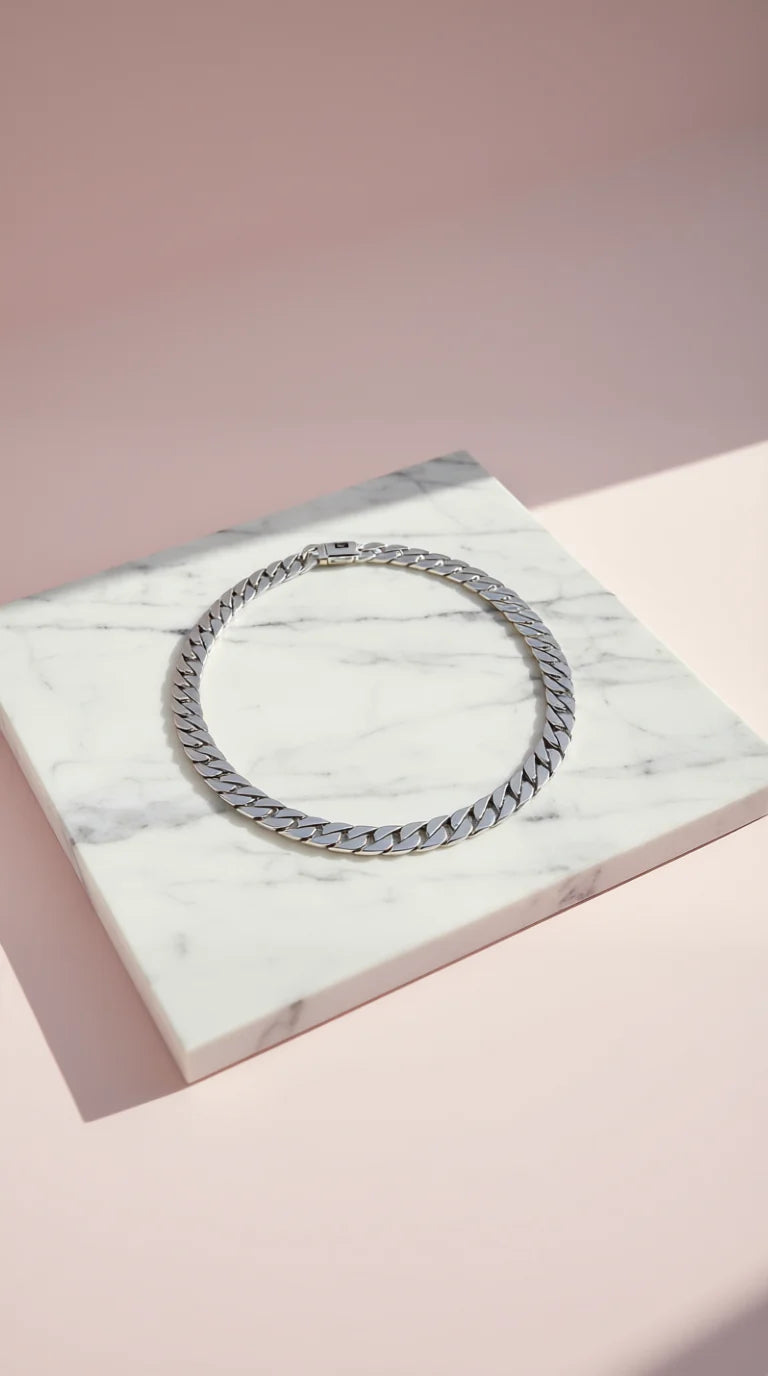 Waterproof Cuban Link Stainless Steel Link Necklace Chain