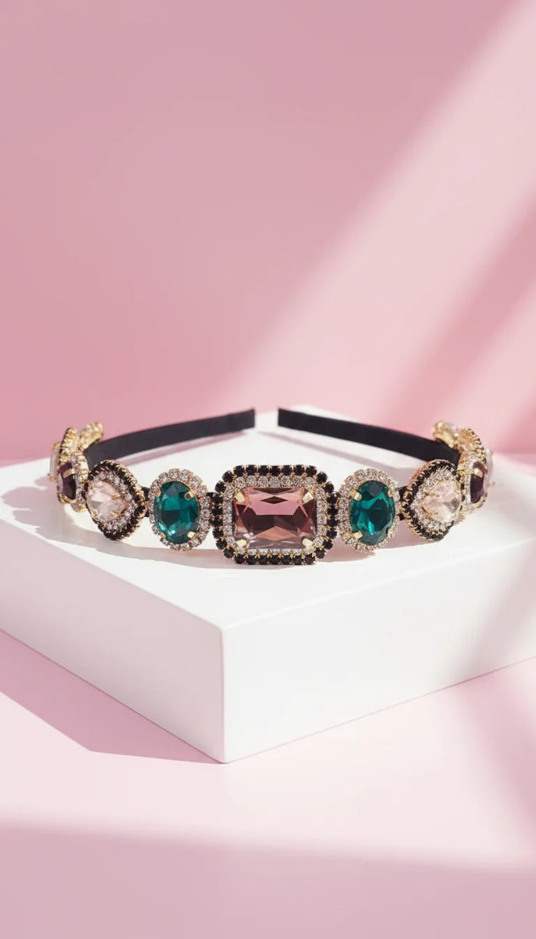 Luxe Crystal Encrusted Hair band