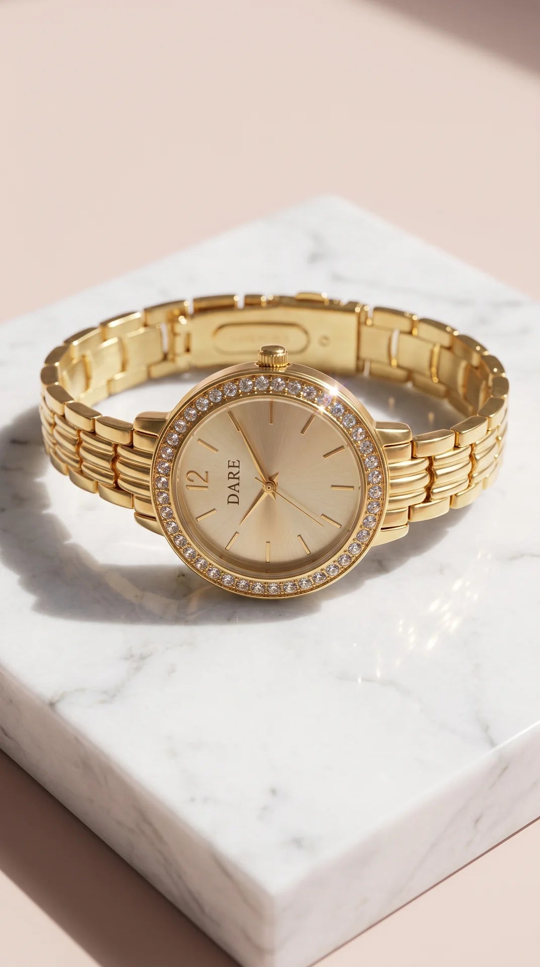Crystal Round Watch