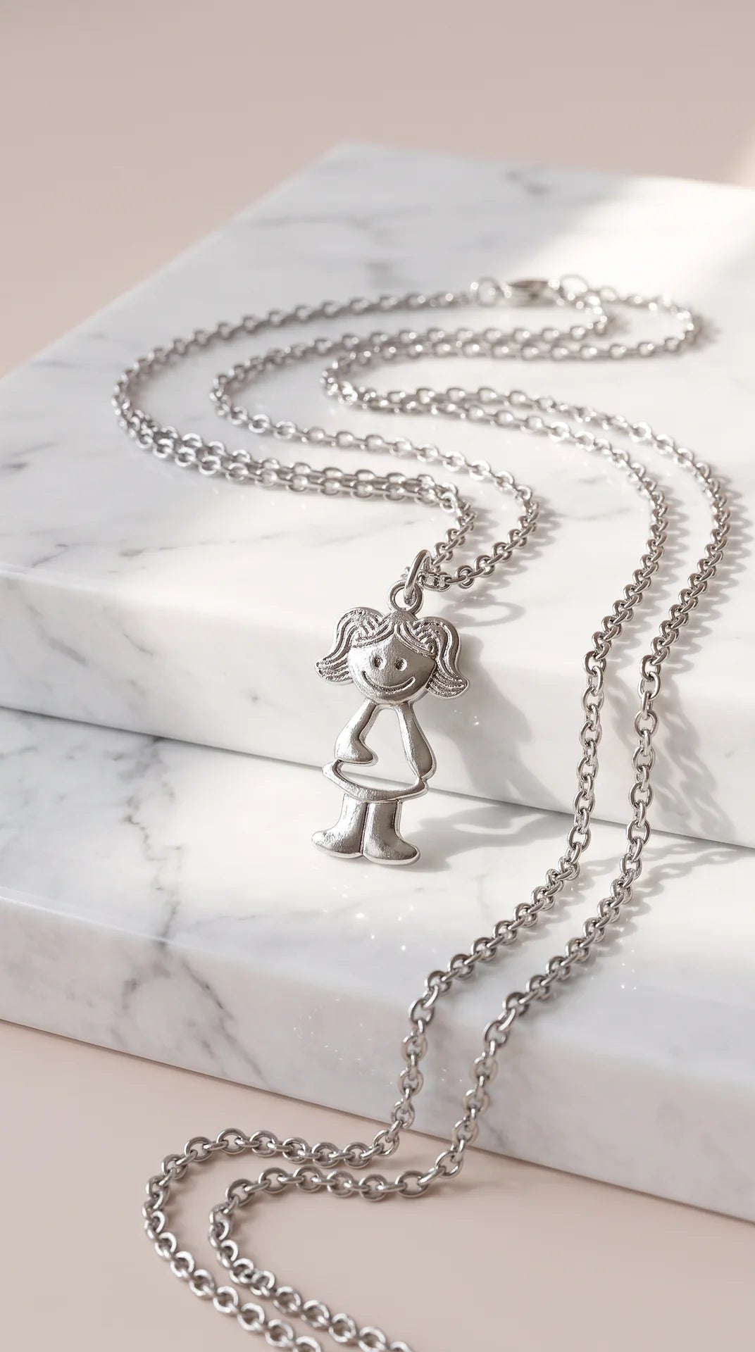 Kids Girl Pendant Necklace – Cute Children’s Necklace