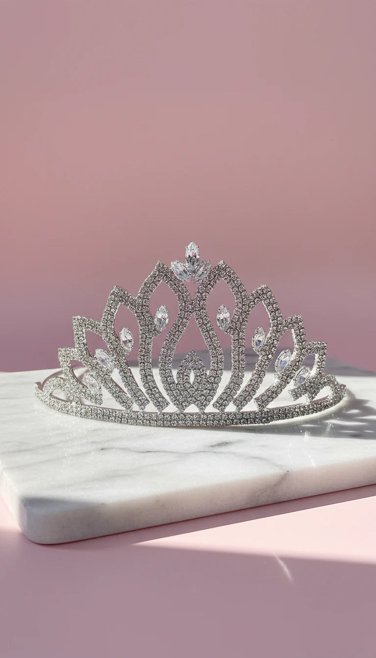 Full Size Pageant Crystal Wedding Bridal Tiara Crown