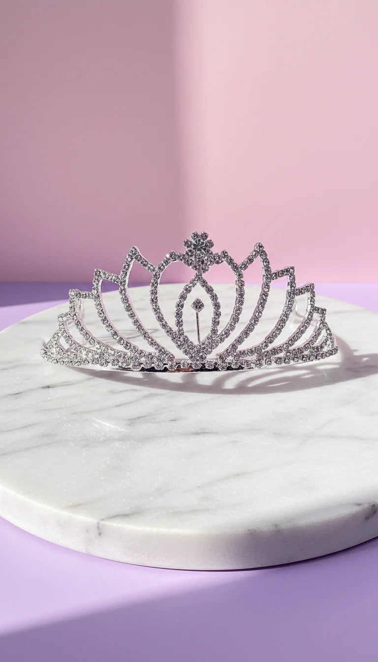 Curved Crystal Wedding Bridal Tiara Crown