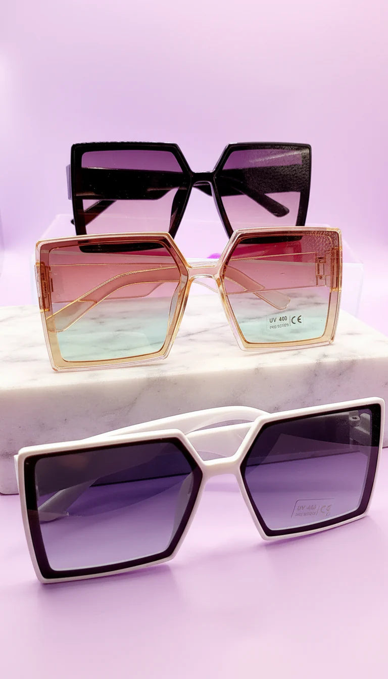 Retro Oversized Sunglasses Box of 20