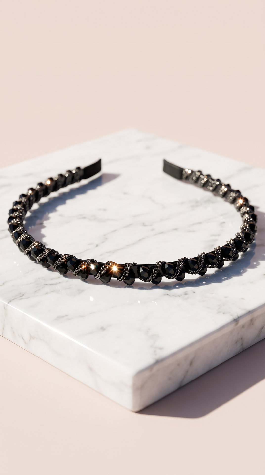 Braided Crystal Headband