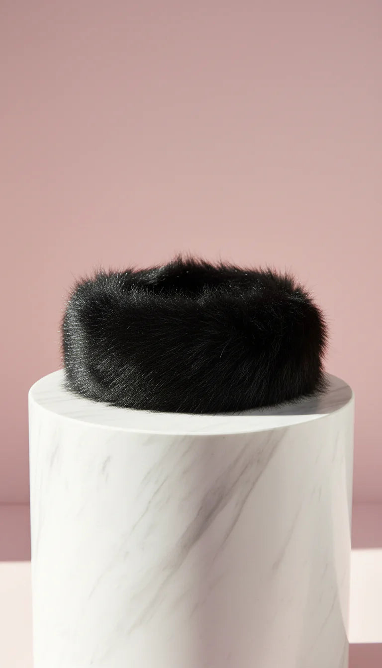 Faux Fur Head Band Hat