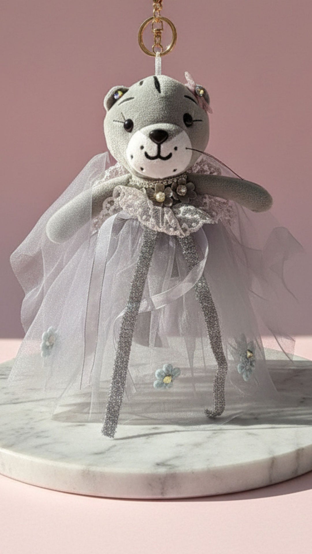 Maxi Softie Squad Tiger Key Ring & Bag Charm