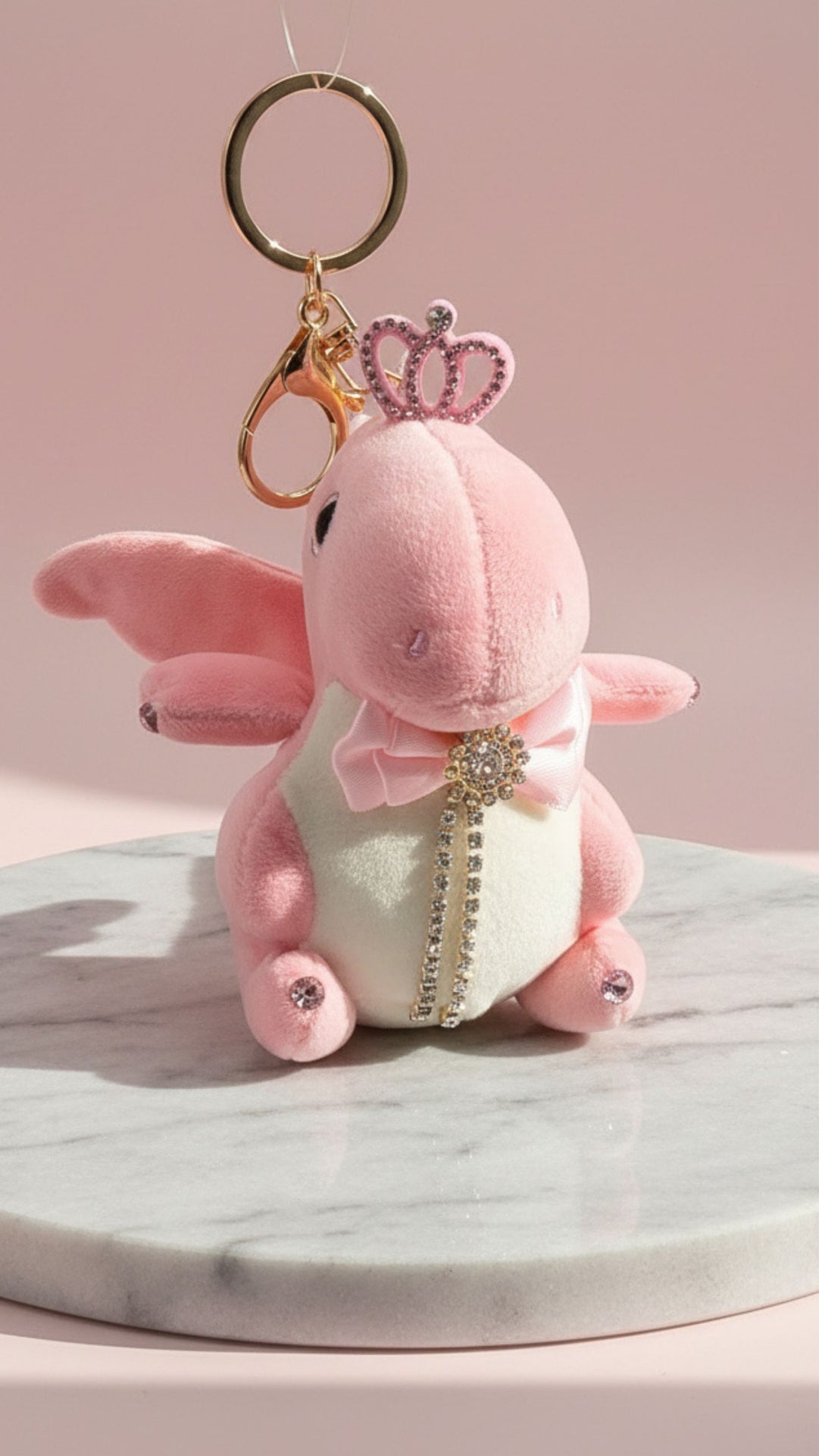 Winged Dragon Plush Key Ring & Bag Charm