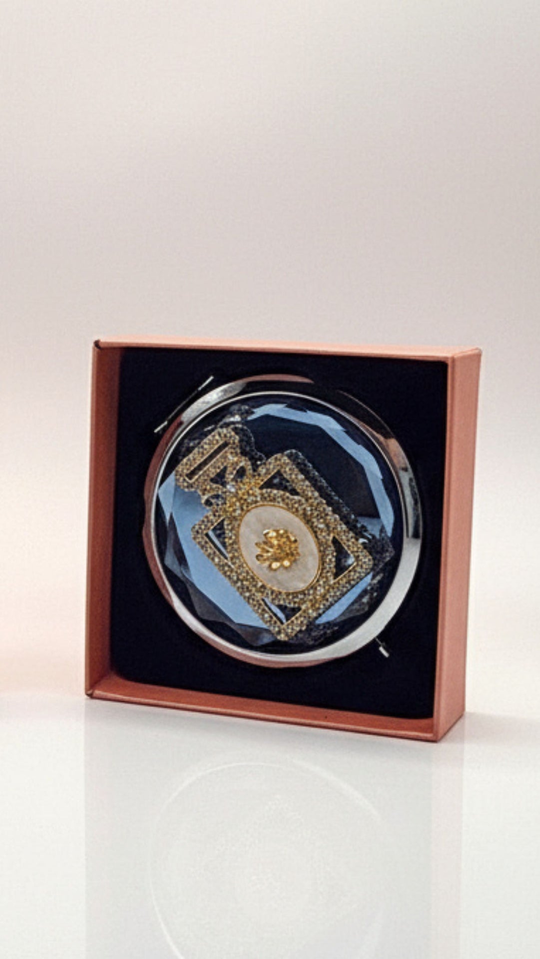 Perfume Atomizer Compact Mirror & Gift Box