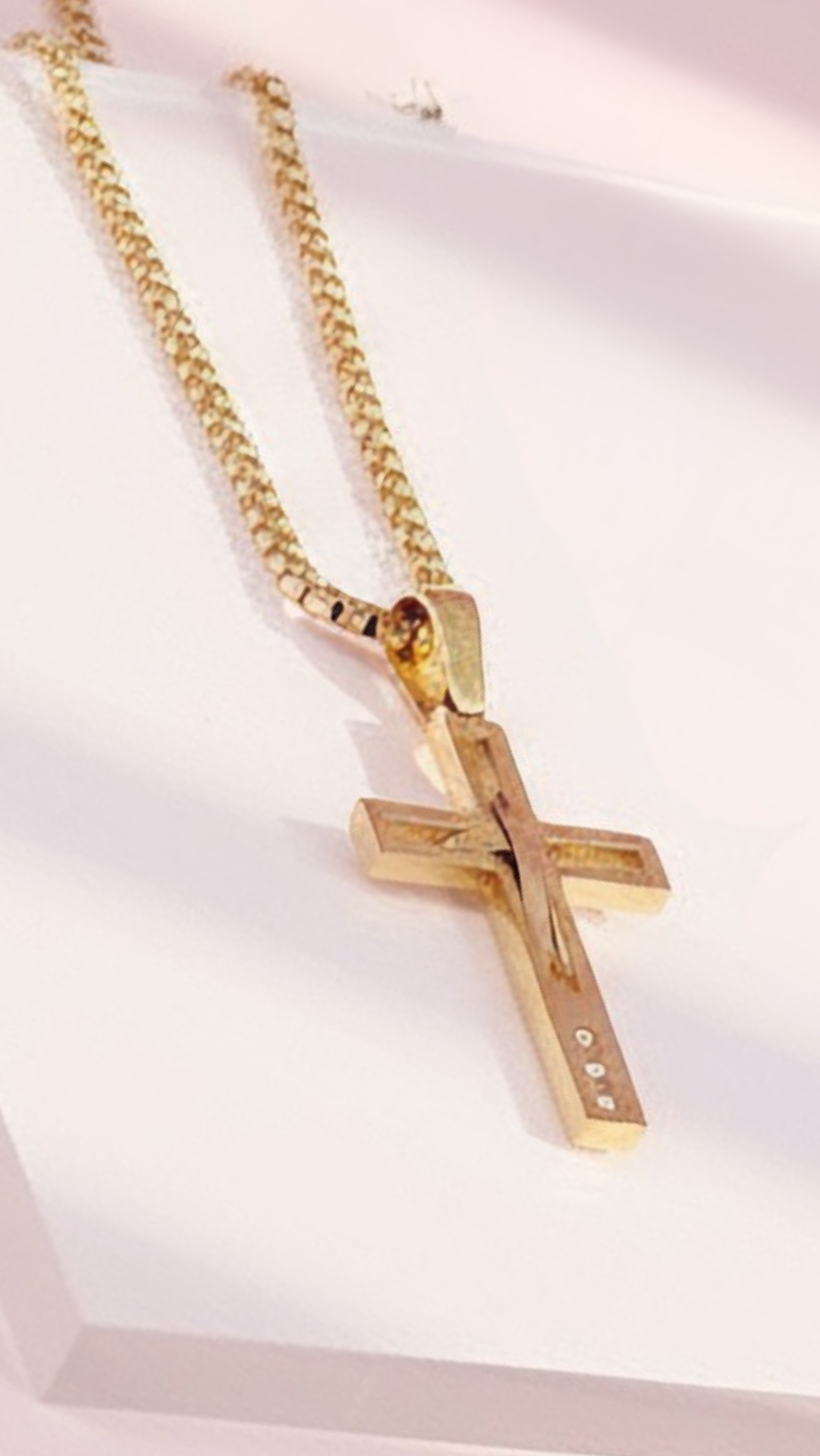 Stainless Steel Cross Symbolic Necklace