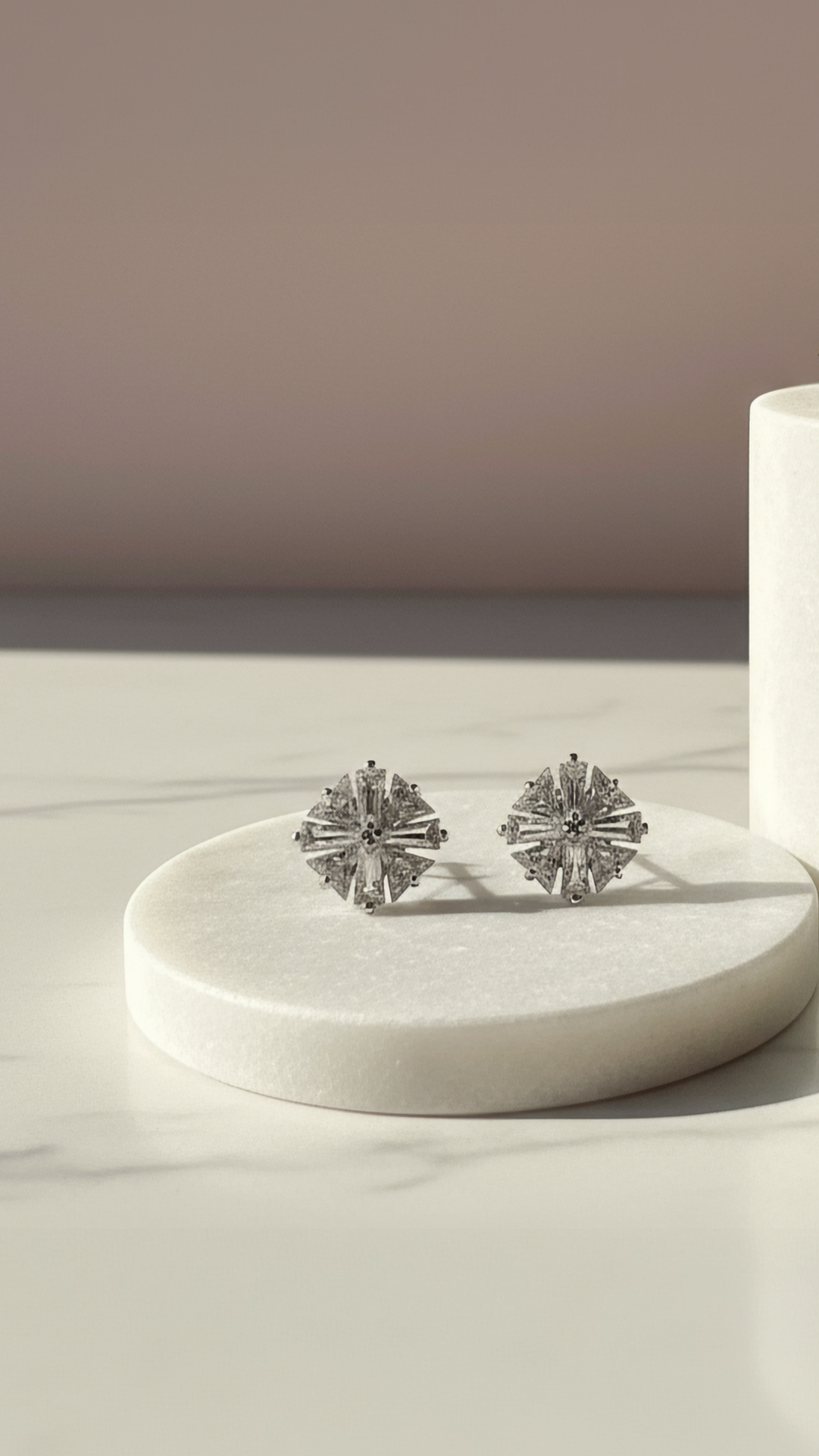 Bijoux Sparkly Crystal Stud Earrings