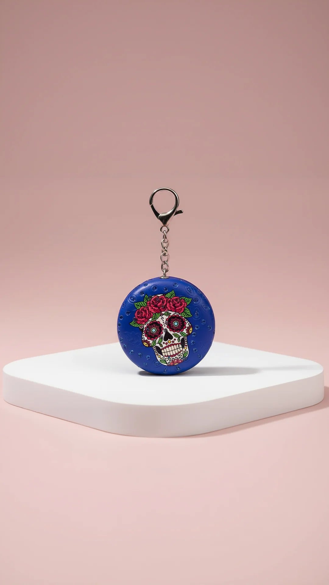Sparkly Skull & Flowers Compact Mirrors Pack of 12