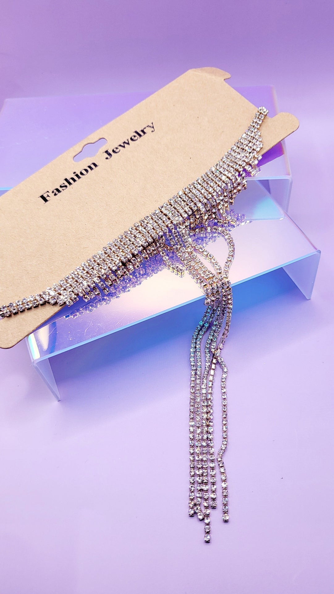 Tassel Crystal Choker