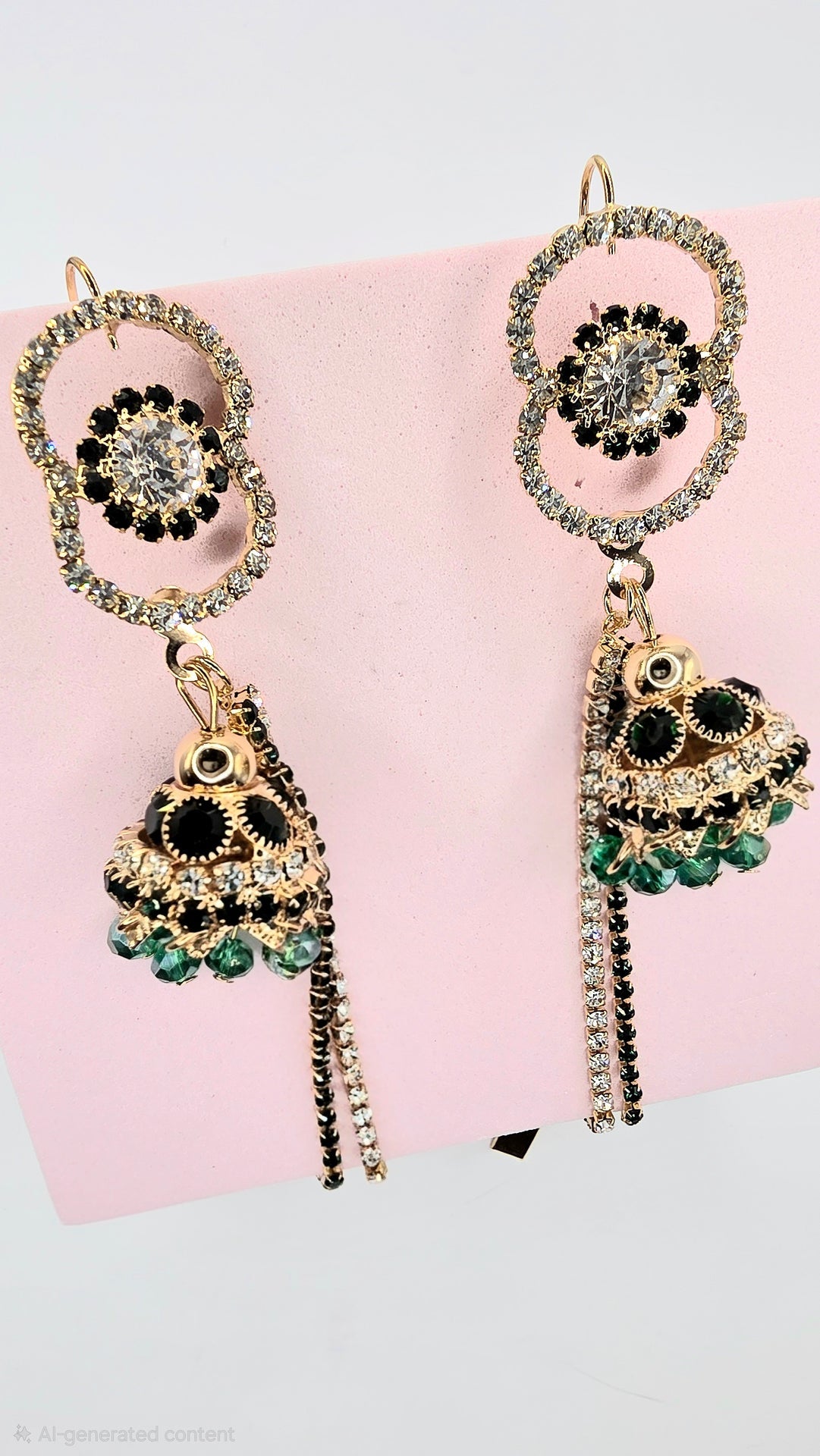 Arabian Drop & Dangle Crystal Earrings