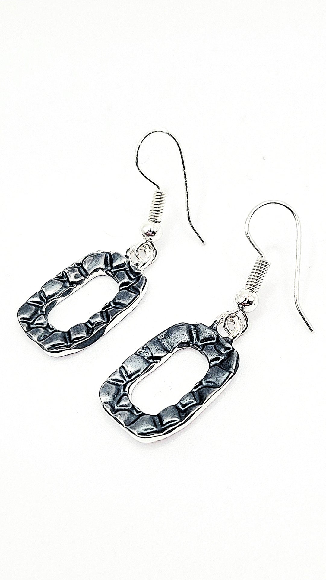 Abstract Square Necklace & Earrings Set