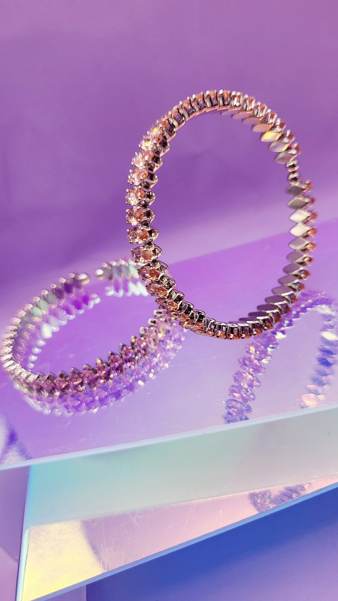 Princess Crystal Stacking Cuffs