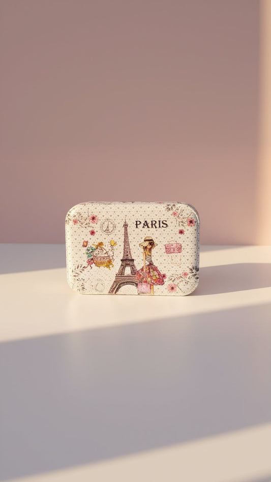 Parisian Eiffel Tower Sparkly Jewellery Box