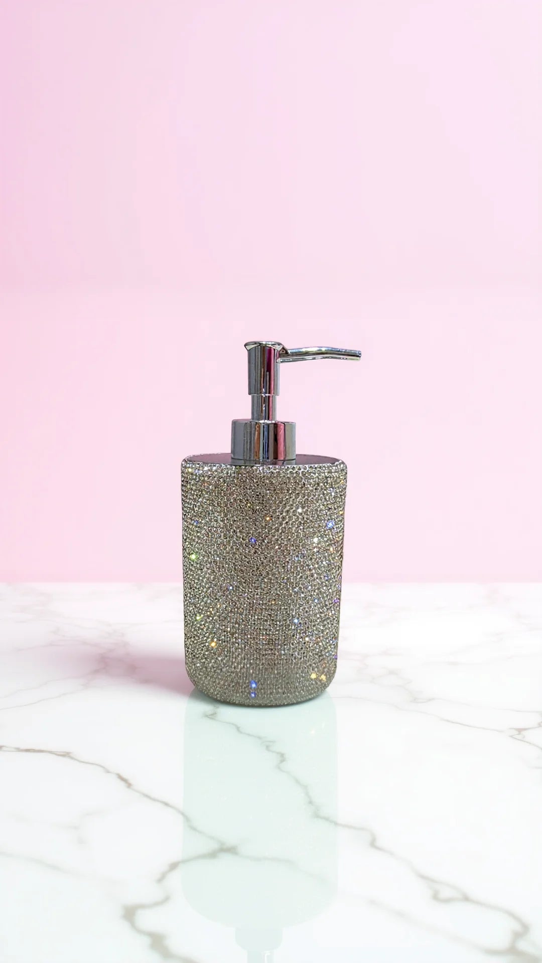 Crystal Encrusted Luxury Soap & Lotion Pump Dispenser