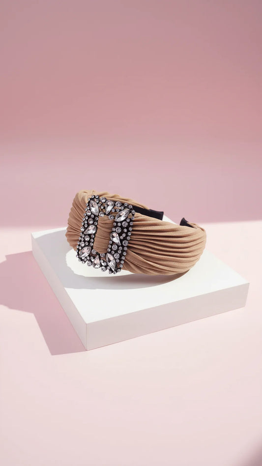 Jewelled Oblong Decor Hair band