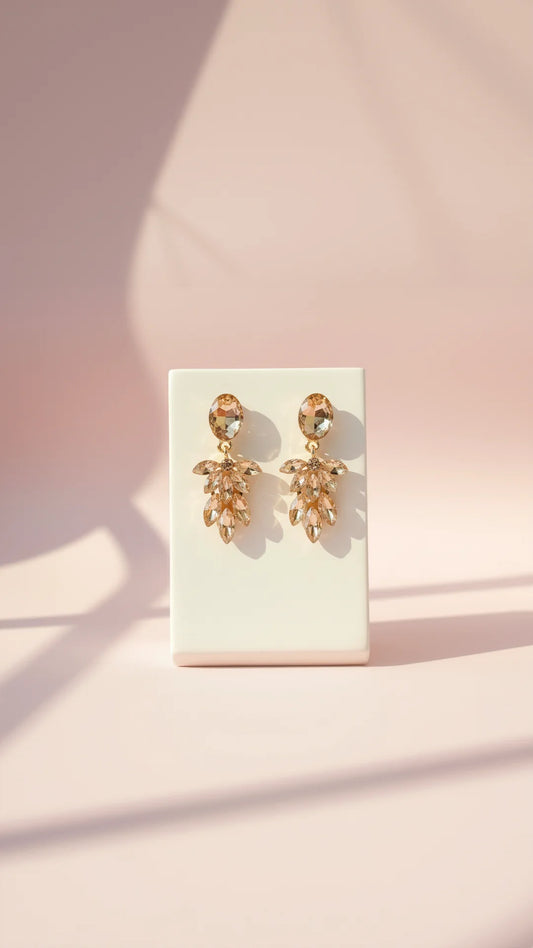 Layered Crystal Drop & Dangle Earrings