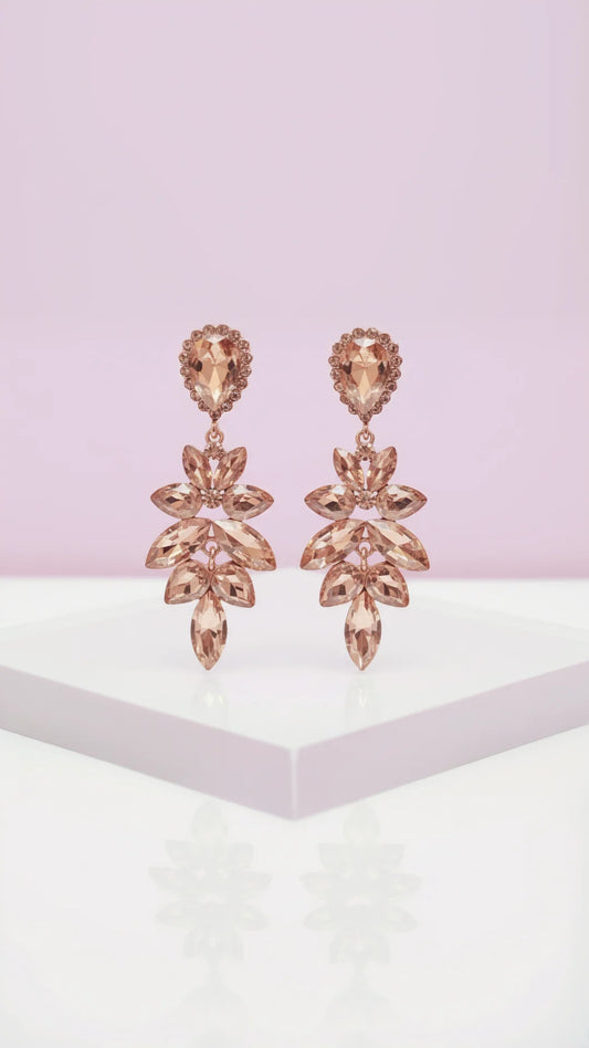 Teardrop Crystal Drop & Dangle Earrings