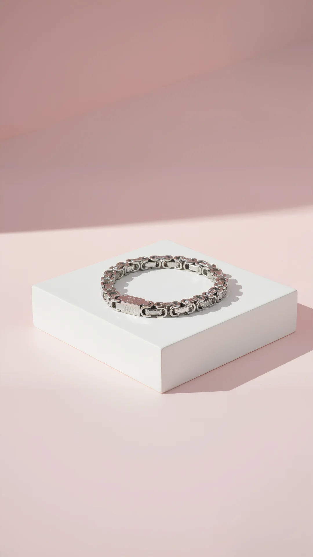 Byzantine Cage Chain Stainless Steel Bracelet
