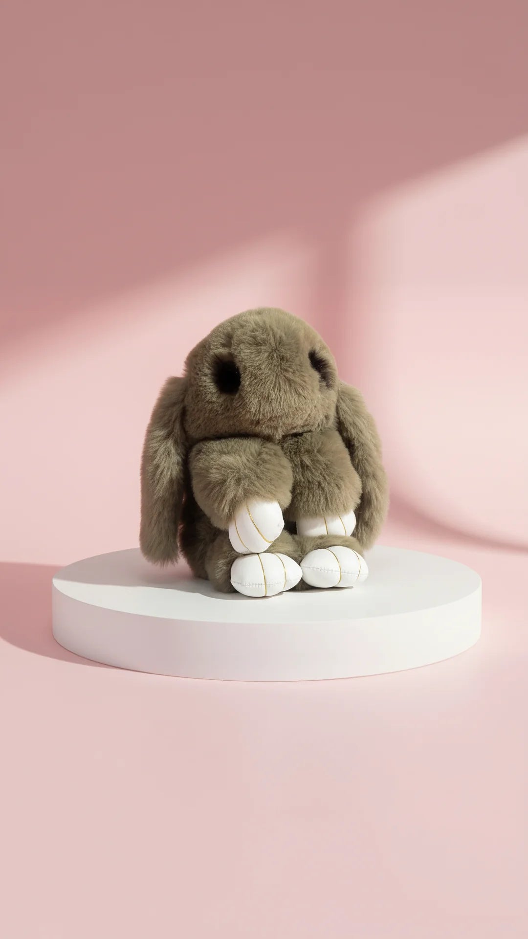 Faux Fur Bunny Rabbit Backpack – Soft Plush Handbag