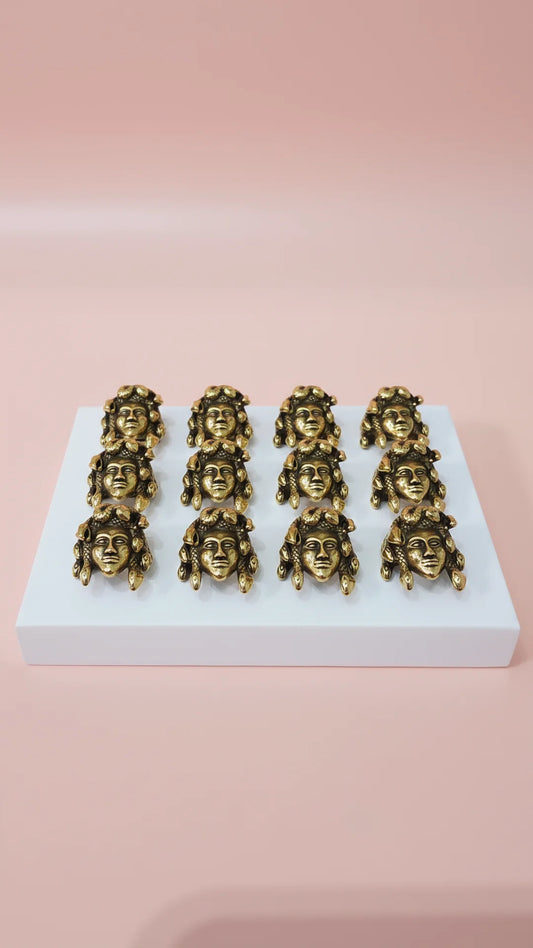 Stainless Steel Medusa Men's Biker Ring