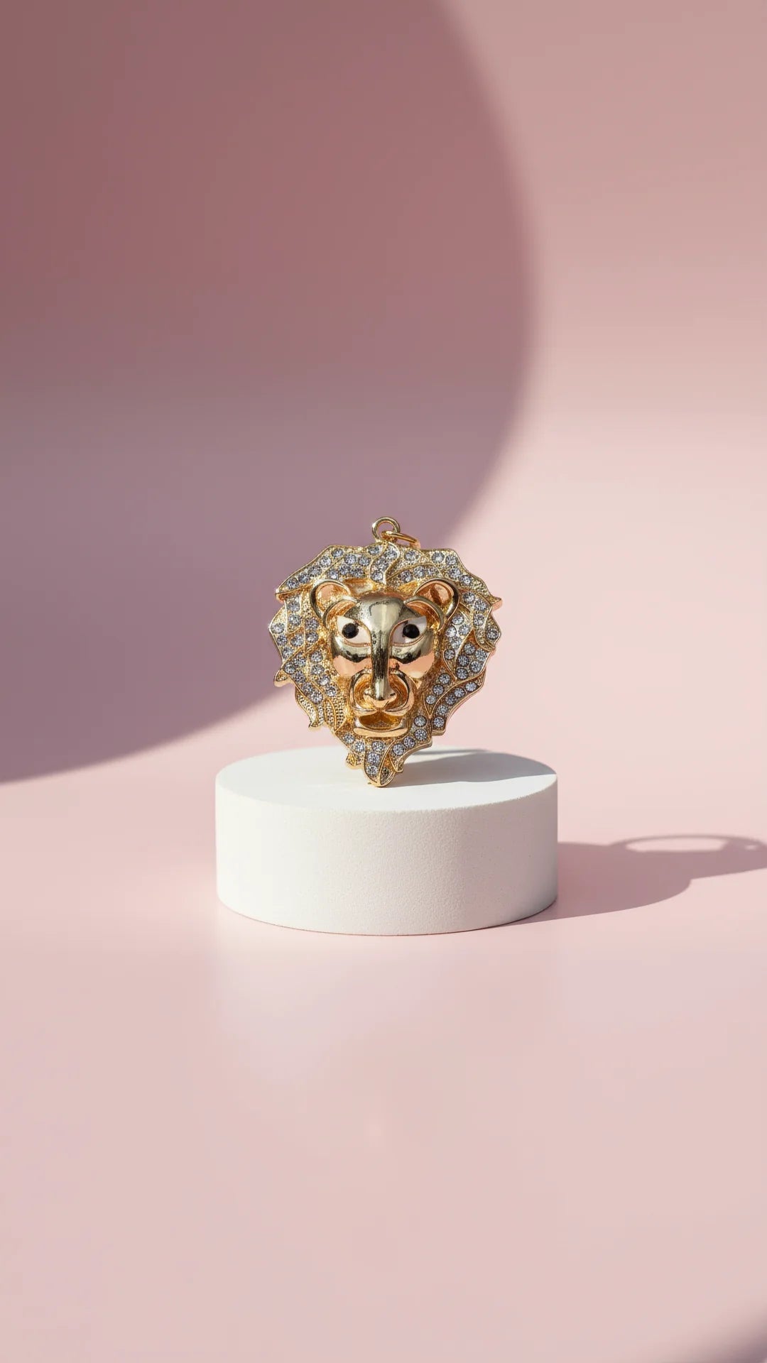 Lion Crystal Key Ring & Bag Charm