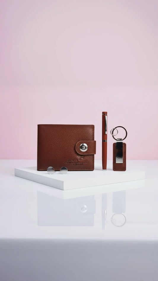 Men’s Premium Gift Sets – Wallet, Pen, Keyring & Cufflinks