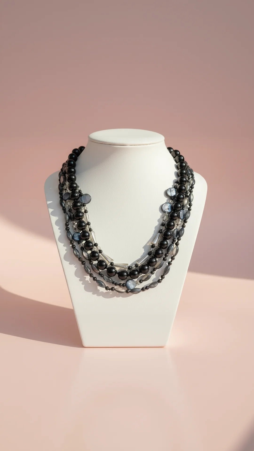 Layered Boho Beaded Necklace