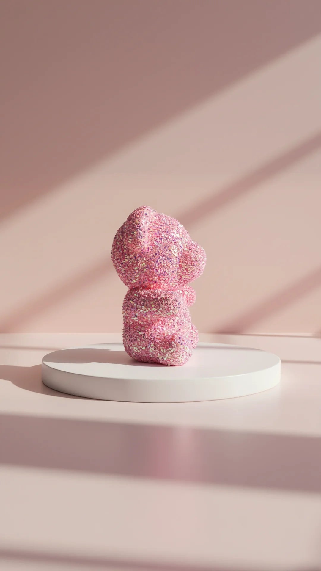 Crystal Glitter Teddy Bear Figurine With Gift Box