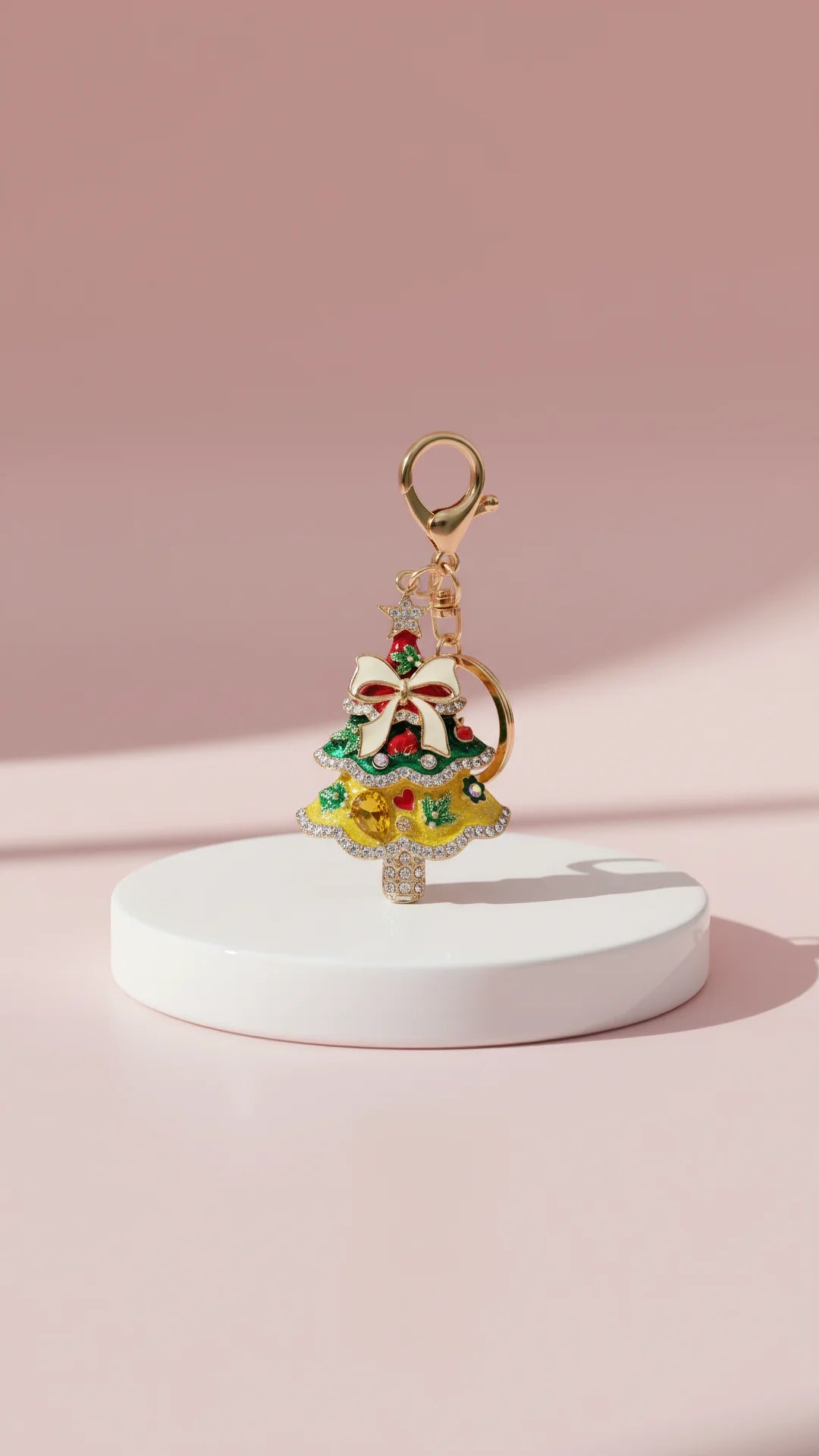 Christmas Tree Festive Key Ring & Bag Charm
