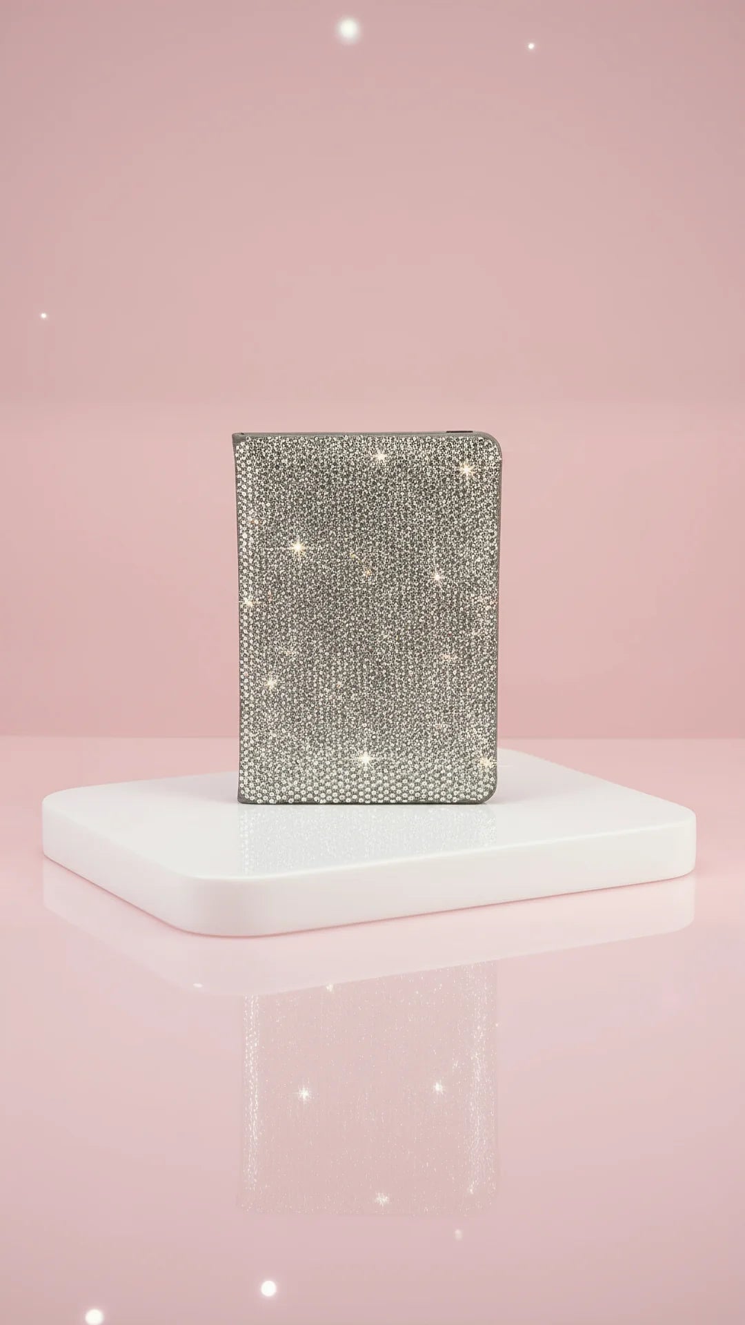 Luxe Crystal Travel Passport Holder Wallet