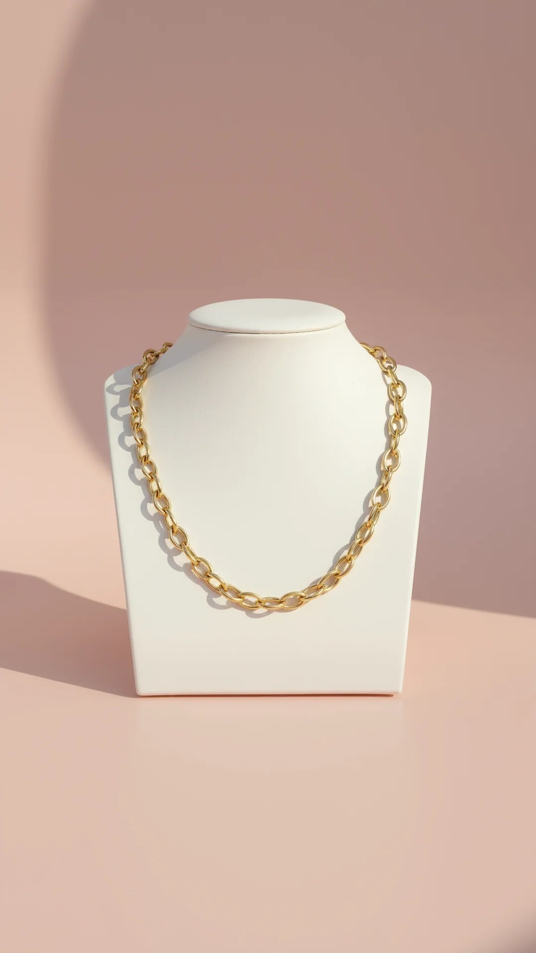 Oval Link Chain Necklace