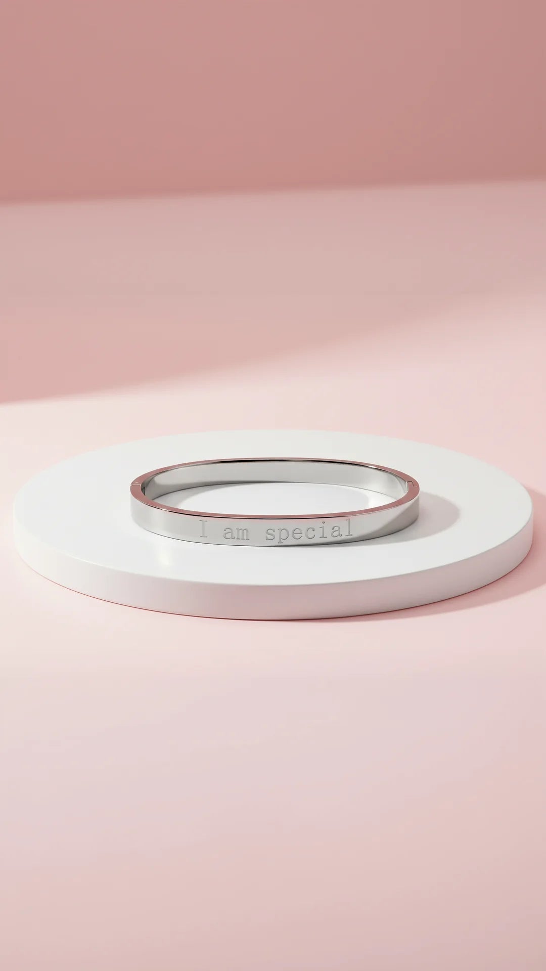 I Am Special Stainless Steel Bangle
