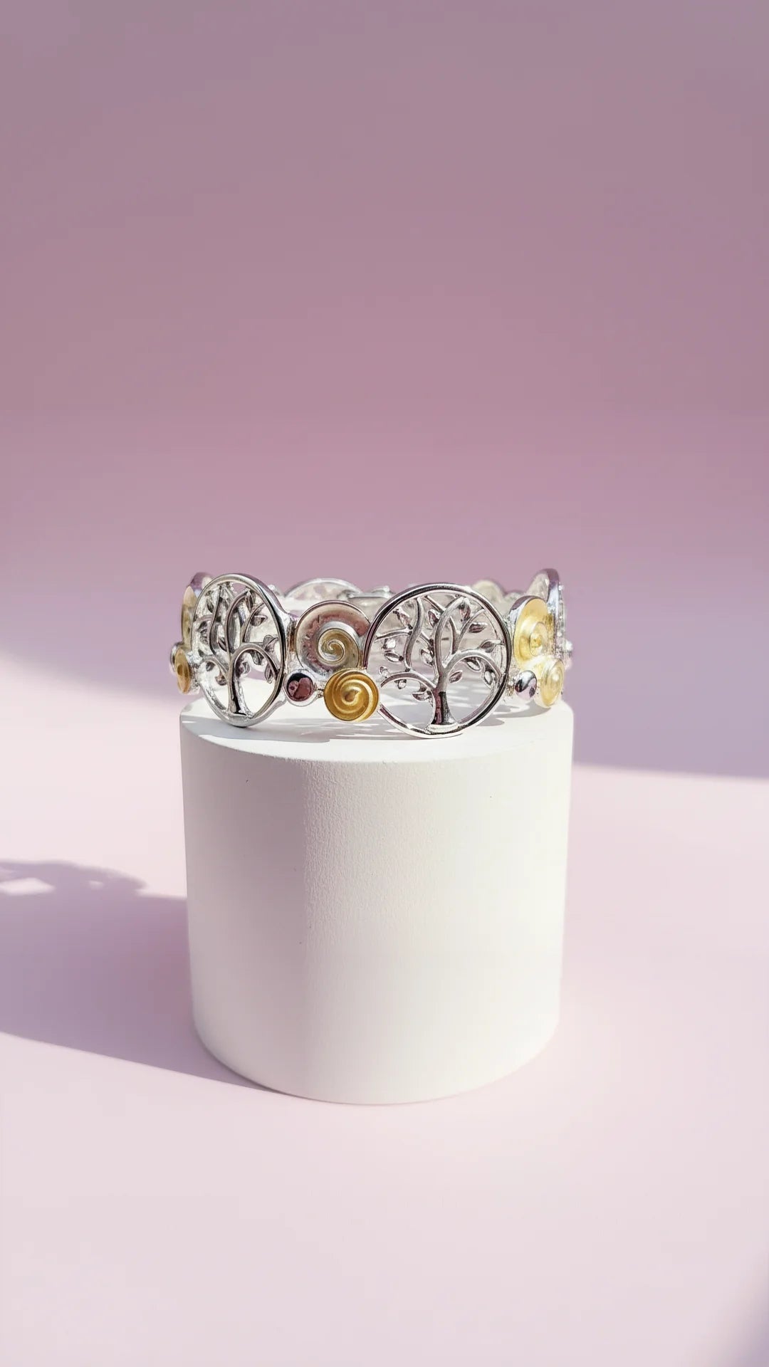 Tree Of Life Stretchy Link Bracelet